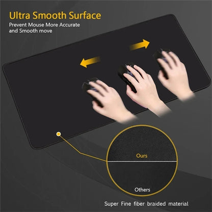 Mouse Pad Overwatch Genji με Εκτύπωση HD για Gamers, Ραμμένες Άκρες, Αντιολισθητικό, XXL90x40cm, Pad Γραφείου για Πληκτρολόγιο και PC