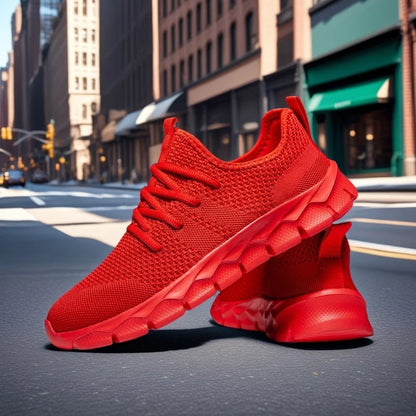 Sneakers til mænd i let mesh, damesko, casual flade sko, løbesko til mænd, bløde tennissko, åndbare herresneakers
