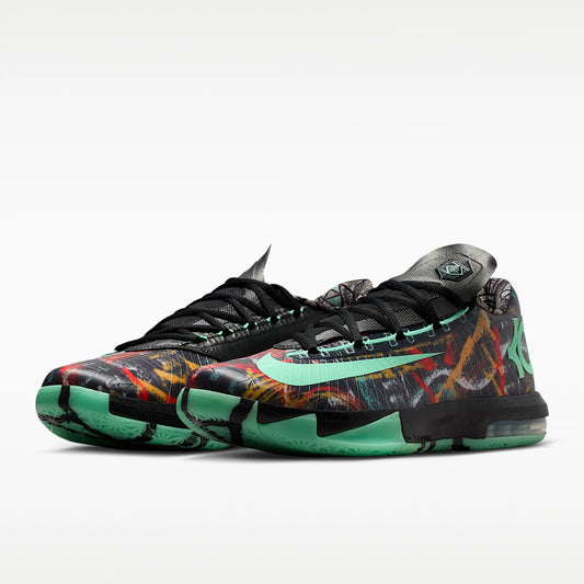 Nike Authentic Zoom KD 6 miesten trendikkäät retro-tyyliset Rebound-koripallokengät FQ8356-900