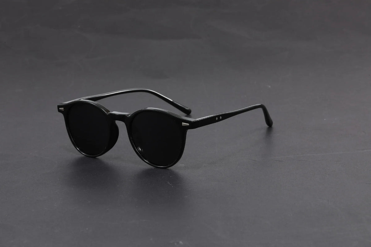 GENEVIEVE Simple Geometric Round Frame Design Women Men Polarized Sunglasses UV Protection Customizable Prescription 1080