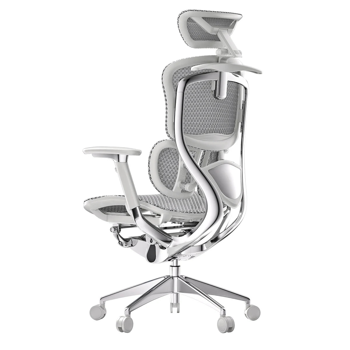 Ergonomic Computer Office Chair with Footrest, Comfortable Designer Executive Chair, Adjustable Luxury Swivel Gaming Chair for Home & Work
