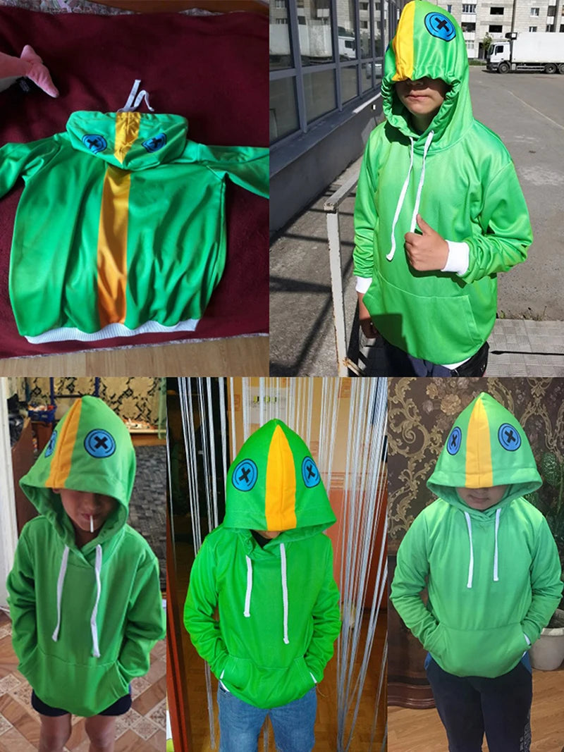 Sudadera con capucha de Dragon Ball para niños y niñas, nuevo estilo de otoño e invierno: sudadera creativa, holgada y versátil con capucha