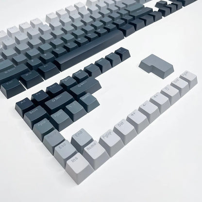 132 Keys OEM Profile Gradient backlit RGB Keycaps For Cherry Mx Switch Mechanical Gamer Keyboard PBT Keycap ISO Layout Key caps