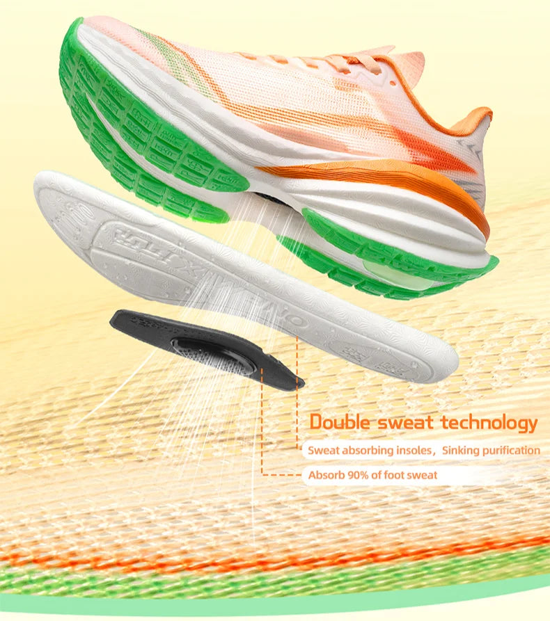 Scarpe da running ONEMIX YUE SHUANG da uomo con cuscinetto d’aria, sneakers sportive da coppia, scarpe da corsa per sport all’aperto e camminata da donna