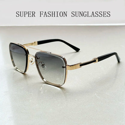 2025 Square Sunglass Men Luxury Vintage Sunglasses Women Trendy Retro Fashion Glasses Gafas De Sol Hombre Lunette Soleil Femme