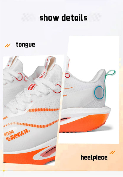 Men's Running Shoes Carbon Plate Professional Breathable Non-slip Cushioning Women's Casual Running Sports Shoes
