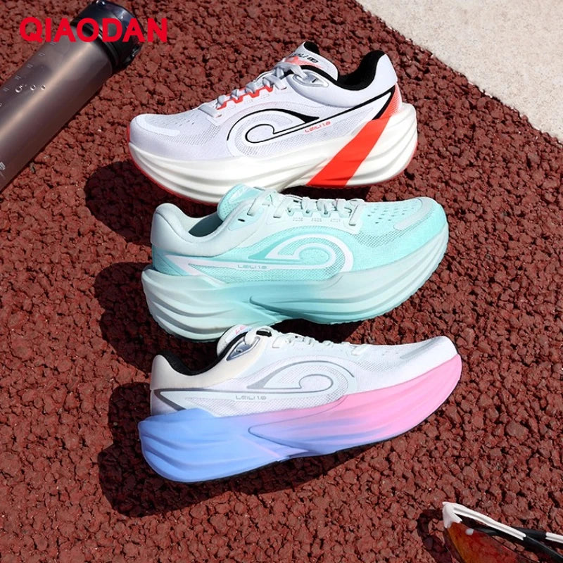 QIAODAN TG1.0 Women’s Marathon Running Shoes 2026 New Platform Racing Shock Absorption Soft Long Distance Sneakers QDB022253285