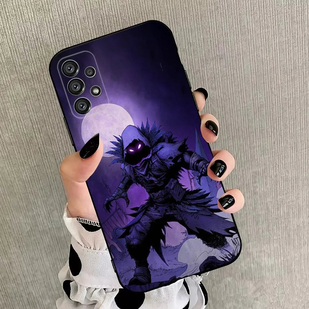 R-Royales F-Fortnites Phone Case For Samsung Galaxy A20, A21s, A22, A31, A32, A52, A53, A72, 73, A80, A91 Soft Black Cover