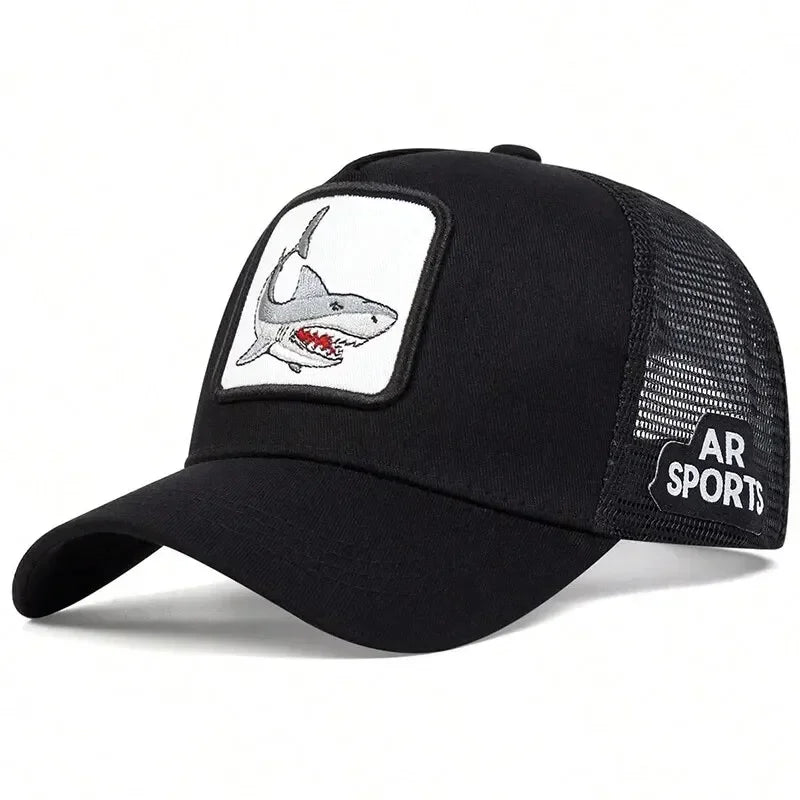 Animal embroidery net rooster hat male and female animal baseball cap hip Hop duck cap suitable for outdoor sports fishing visor