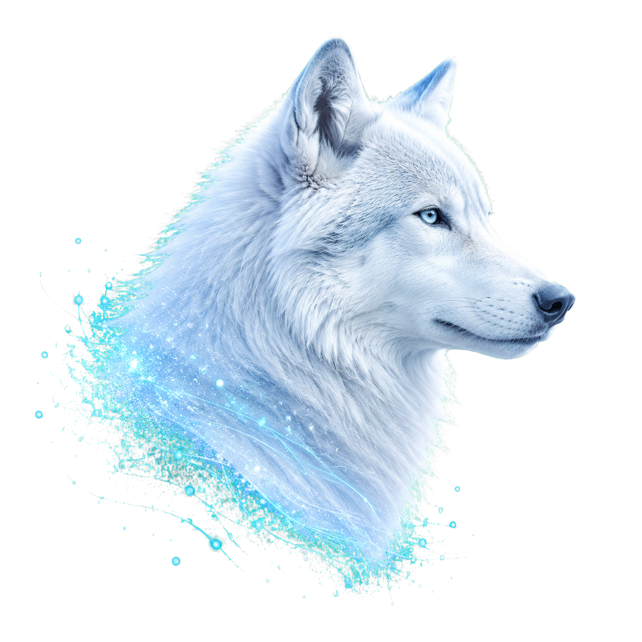 Weißer Wolf, Zeichen des Schutzes von Fraquane